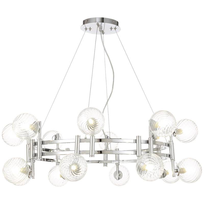 Подвесная люстра Crystal Lux LUXURY SP16 CHROME