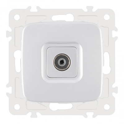 Розетка Arte Milano 205.43-1.silver