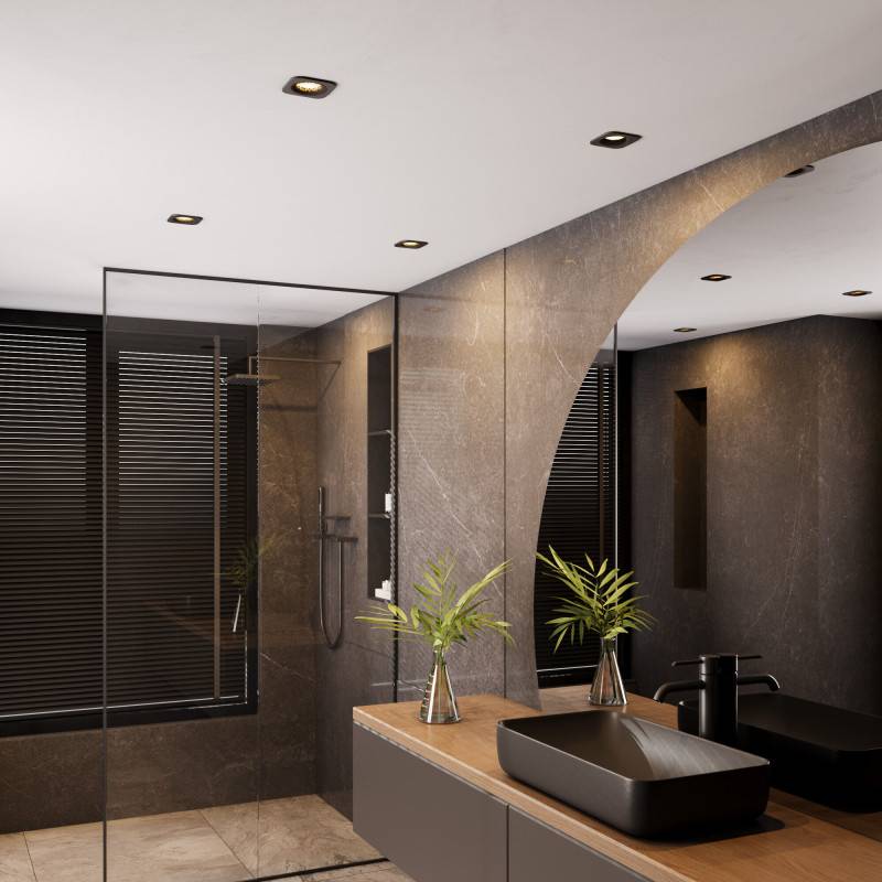 Встраиваемый светильник Elektrostandard 15276/LED 10W 3000K черный