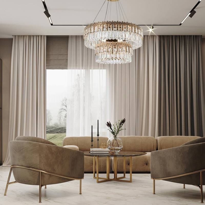 Подвесная люстра MODELUX ML.830.800.500 GD