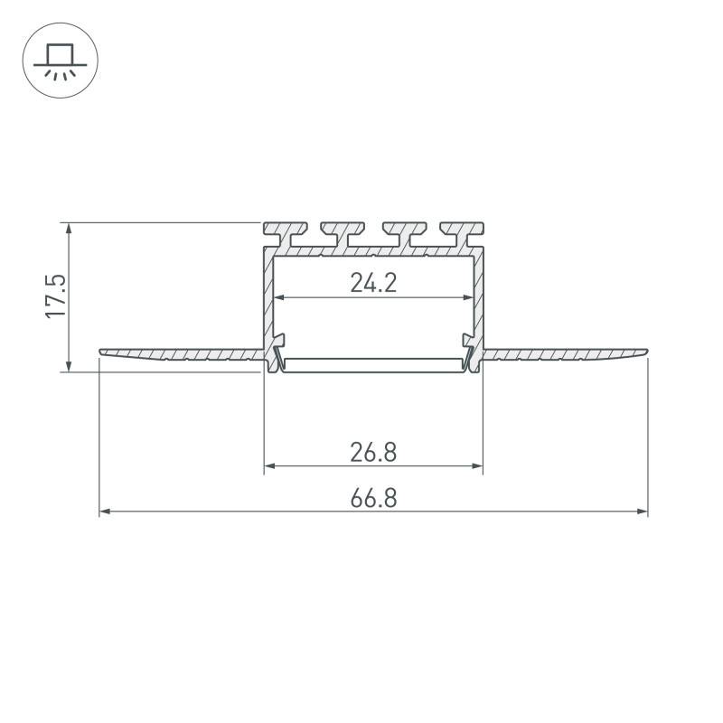 Профиль Arlight 023962