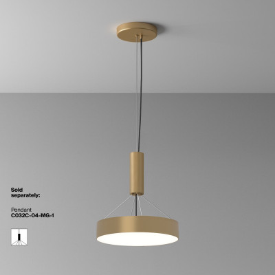 Накладной светильник Maytoni Technical C032CL-36W4K-RD-MG