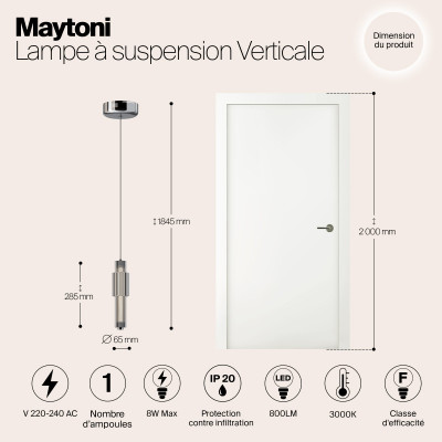 Подвесной светильник Maytoni MOD308PL-L9CH3K