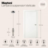 Подвесной светильник Maytoni MOD308PL-L9CH3K