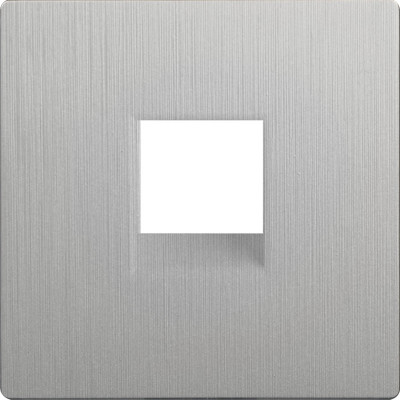 Клавиша/Накладка Werkel WL09-RJ-11-CP серебряный рифленый