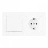 Розетка Arte Milano SET06-2-30-1-40-1 White