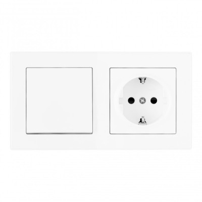 Розетка Arte Milano SET06-2-30-1-40-1 White