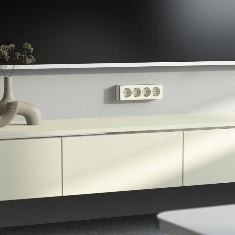 Розетка Werkel W5072204 слоновая кость