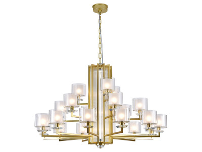 Подвесная люстра Newport 4412+6+3/C mat.gold