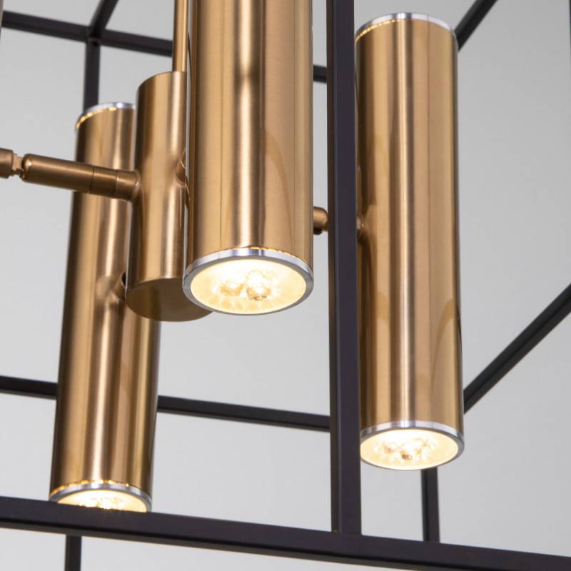 Люстра на штанге Eurosvet 70142/8 латунь