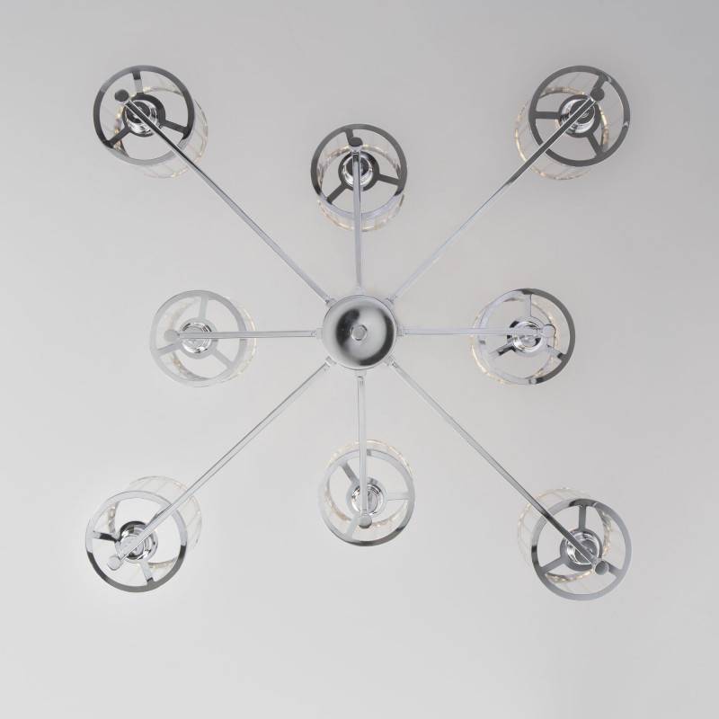 Люстра на штанге Eurosvet 60144/8 хром