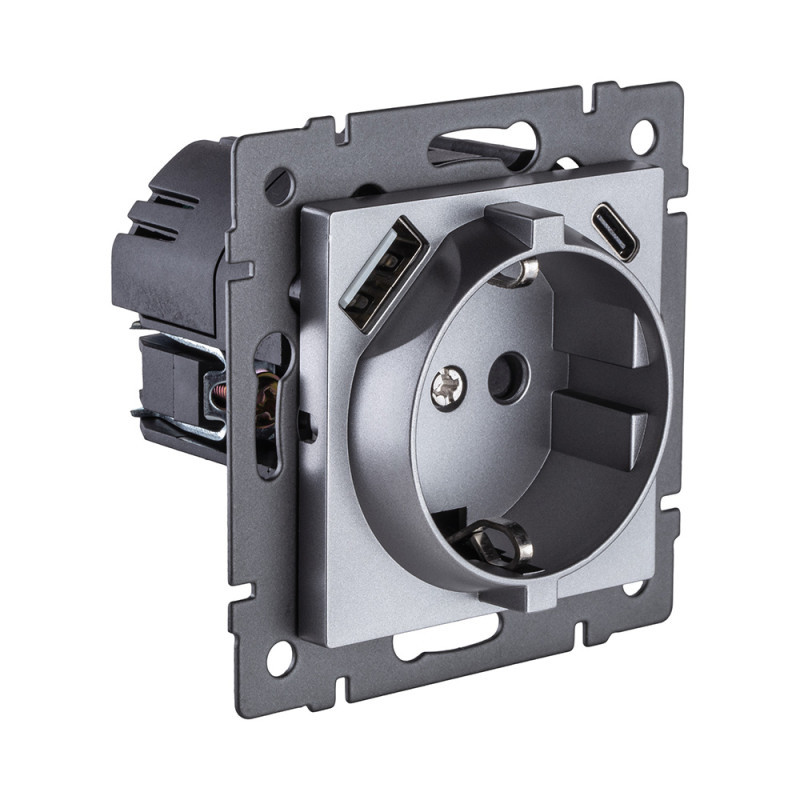 Розетка KOLLINGER REA-004GY