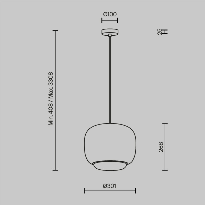 Подвесной светильник Maytoni MOD466PL-L12W3K