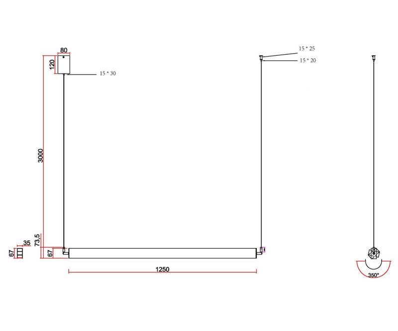 Подвесной светильник Kink Light 08208-125,19