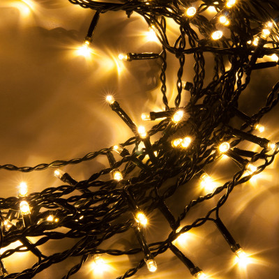 Светодиодный занавес Eurosvet 200-003 теплый белый 0,45*1,5м IP20