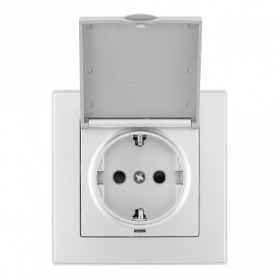 Розетка Arte Milano SET06-1-41-1 silver