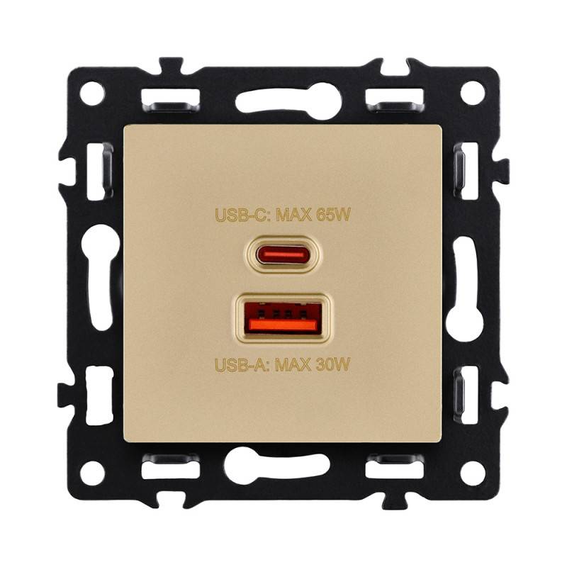 Розетка KOLLINGER AS-024GD