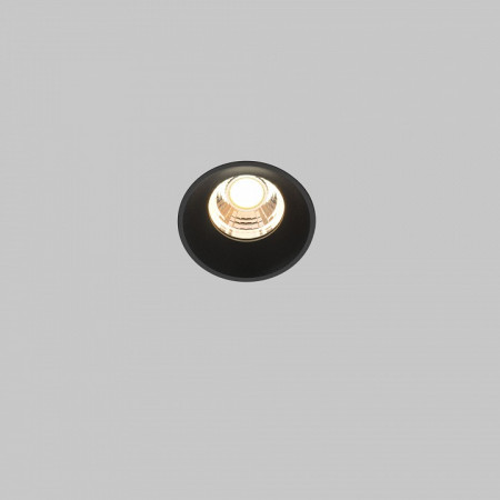 Встраиваемый светильник Maytoni Round DL058-7W3K-TRS-B