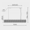 Подвесной светильник MODELUX ML.342.1040 GD