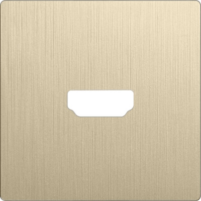 Клавиша/Накладка Werkel WL10-HDMI-CP шампань рифленый