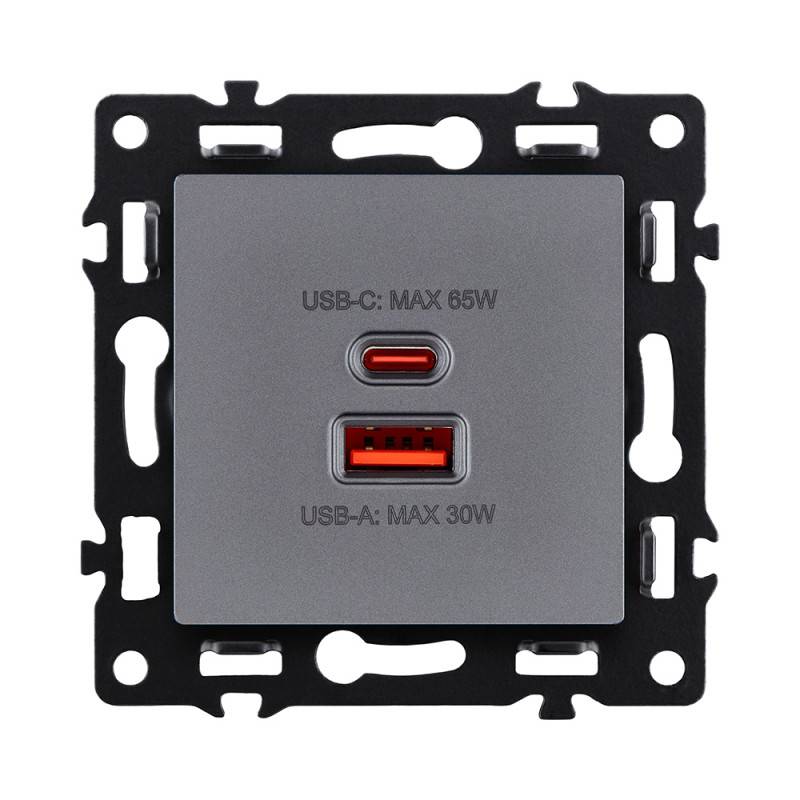 Розетка KOLLINGER AS-024GY