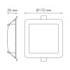 Светильник Downlight Gauss 9031420218