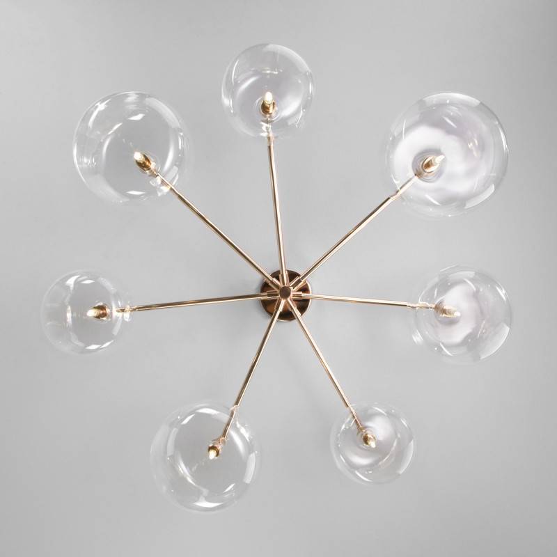 Люстра на штанге Eurosvet 70128/7 золото