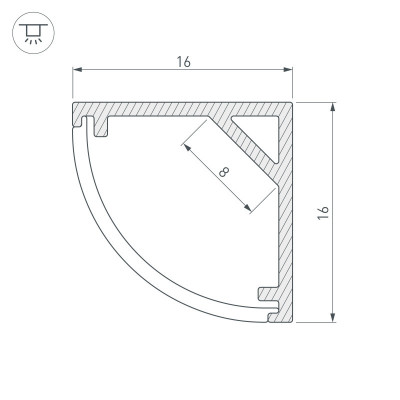 Профиль Arlight 036041