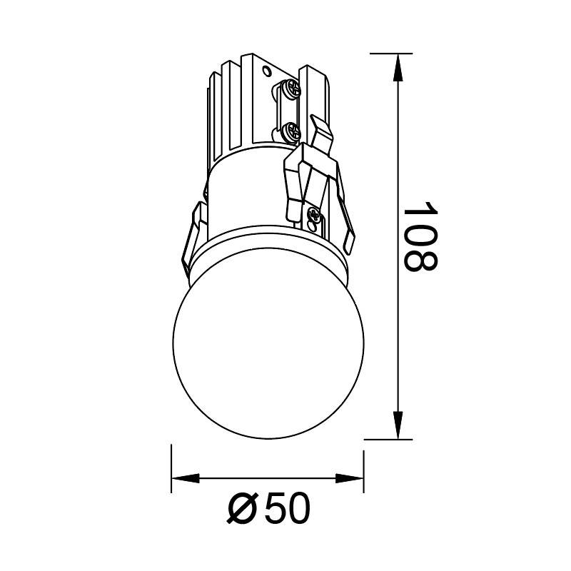 Встраиваемый светильник Mantra 8894