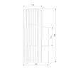 Светильник настенный Elektrostandard 35189/W 3000K черный