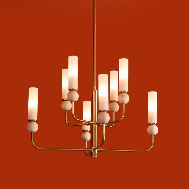 Люстра на штанге Freya FR5482CL-08BS