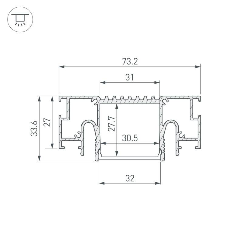 Профиль Arlight 053526