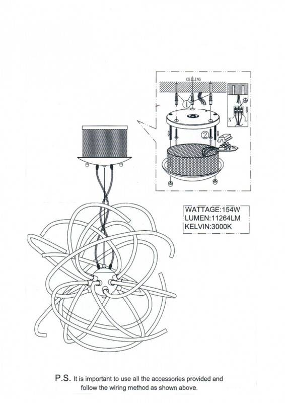 Подвесная люстра Lightstar 748154