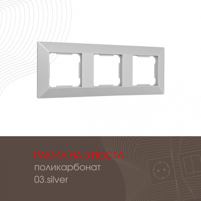 Рамка Arte Milano 503.03-3.silver