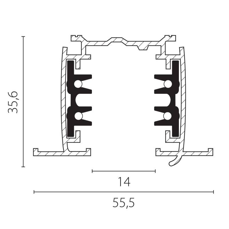 Шинопровод Lightstar 503025-R