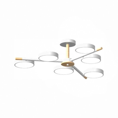 Люстра на штанге LED4U L3208-800 WH