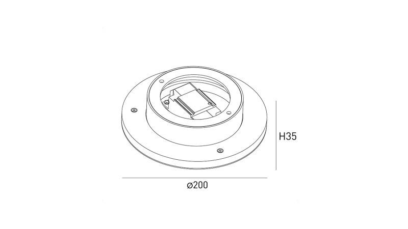 Бра DesignLed ML-R200-WH-WW