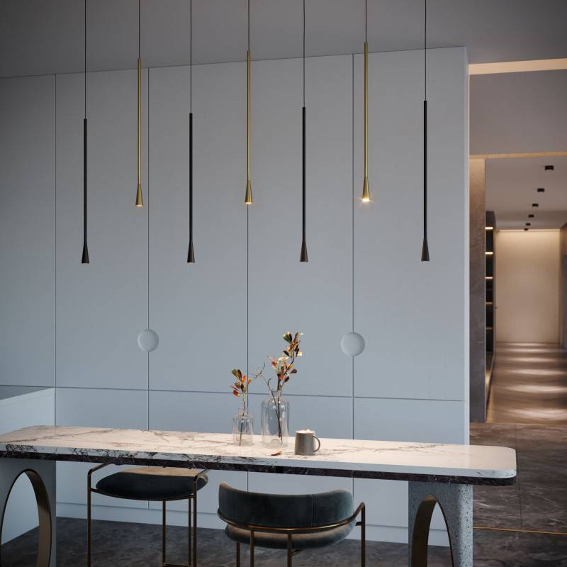 Подвесной светильник Elektrostandard 50312 LED 7W 4000K черный