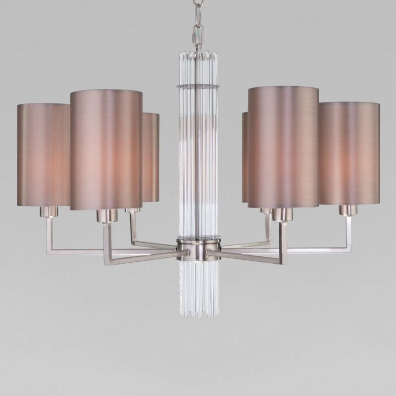 Подвесная люстра Eurosvet 60134/6 никель