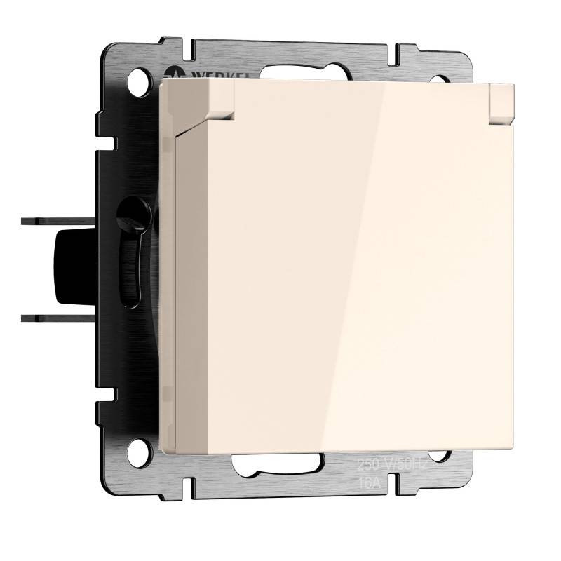 Розетка Werkel W1171262 айвори матовый