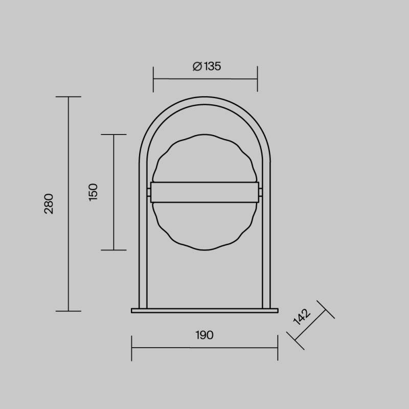 Настольная лампа Maytoni MOD379TL-L4B3K
