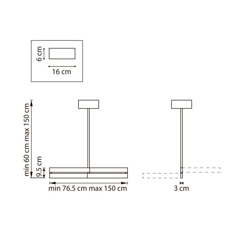 Люстра на штанге Lightstar 740147