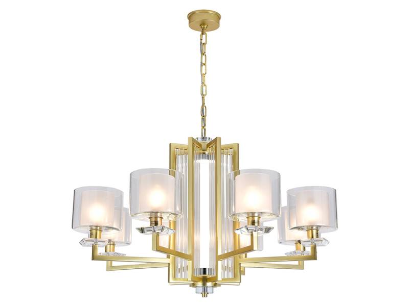 Подвесная люстра Newport 4408+1/C mat.gold