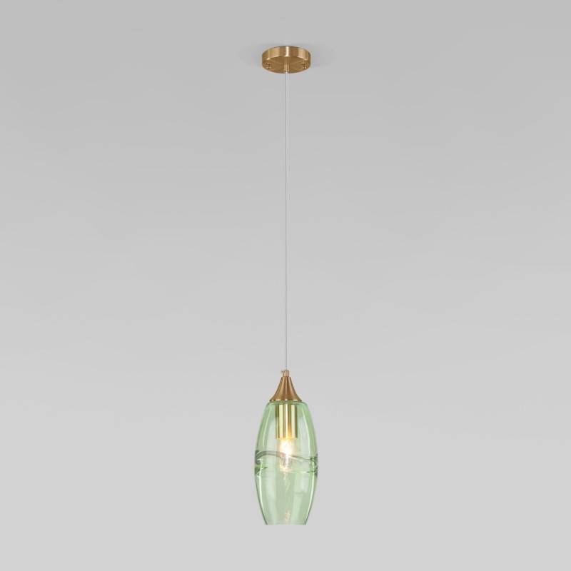 Подвесной светильник Eurosvet 50222/1 зеленый
