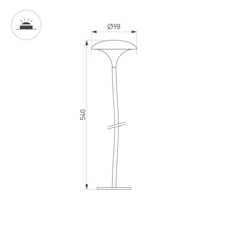 Садово-парковый светильник Arlight 056054
