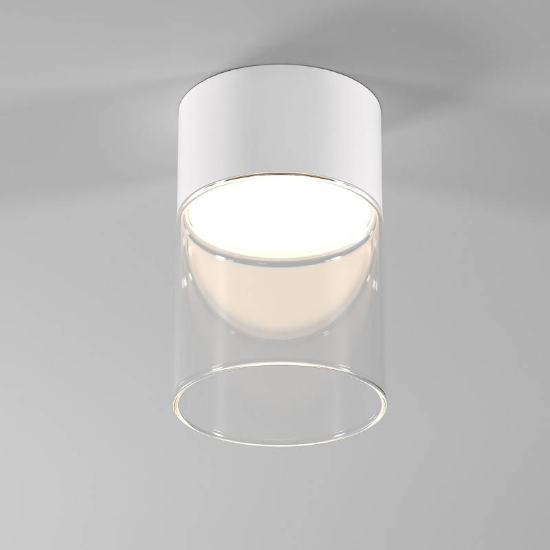 Накладной светильник Elektrostandard 25047/LED 10W 4000К белый/прозрачный