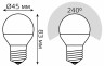 Набор ламп светодиодных Gauss LED Elementary E27 7Вт 3000K 53217T