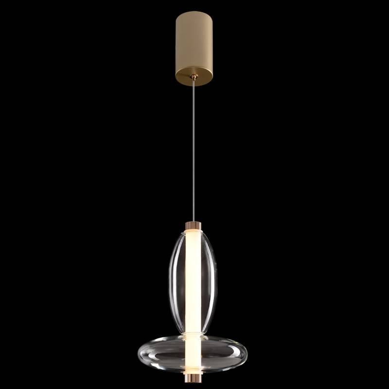 Подвесной светильник Crystal Lux QUASAR SP7W LED TRANSPARENT