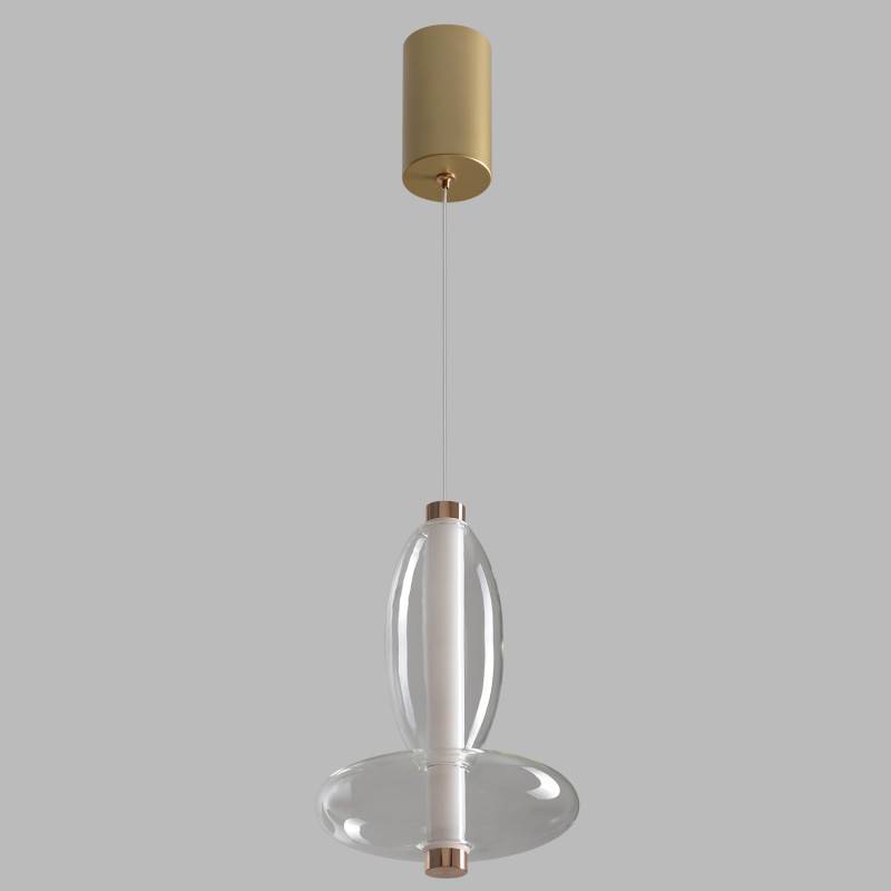 Подвесной светильник Crystal Lux QUASAR SP7W LED TRANSPARENT