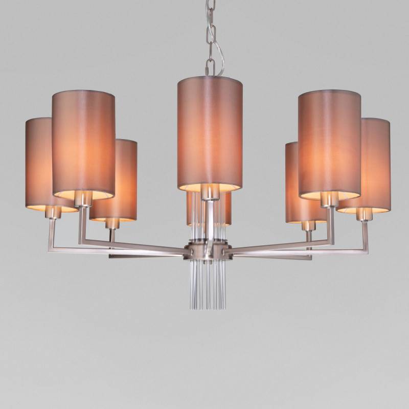 Подвесная люстра Eurosvet 60134/8 никель